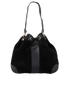 Drawstring Shoulder Bag, back view